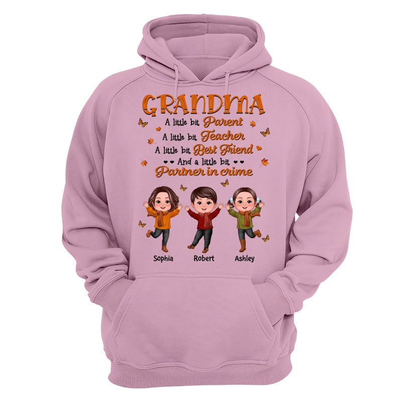 Grandma Fall Season Parent Teacher Best Friend Personalized Shirt