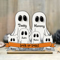 Grandma Family Boo Halloween Personalized 2-Layer Standing Wooden Plaque, Halloween Decor
